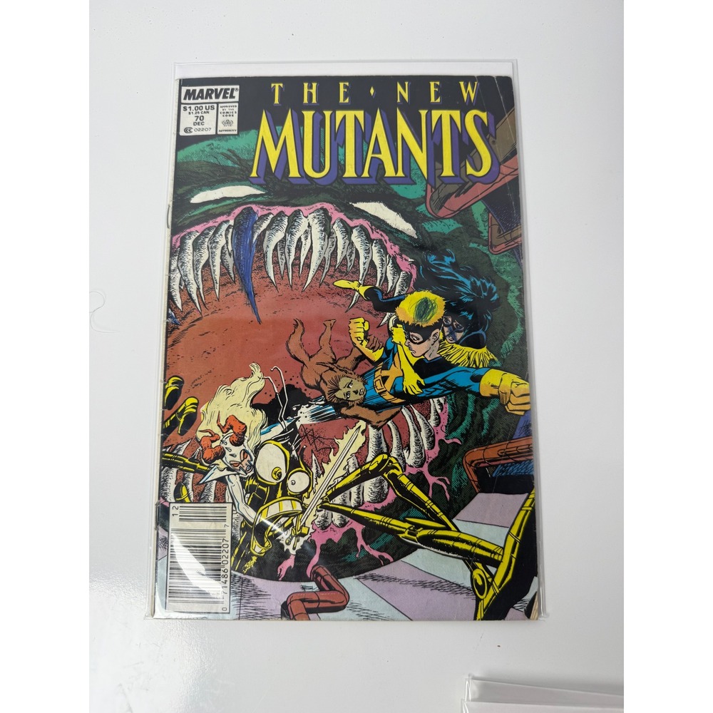 Marvel Comics‎ The New Mutants #70 Dec 1988 Copper Age Magus Self-Termination